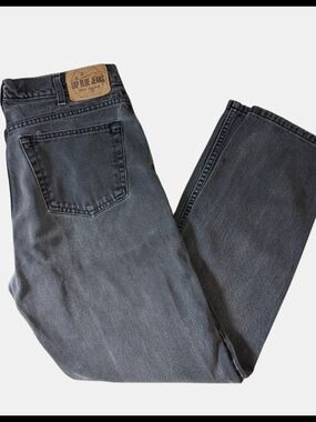 GAP Faded Black Jeans 34x 30 Easy Fit